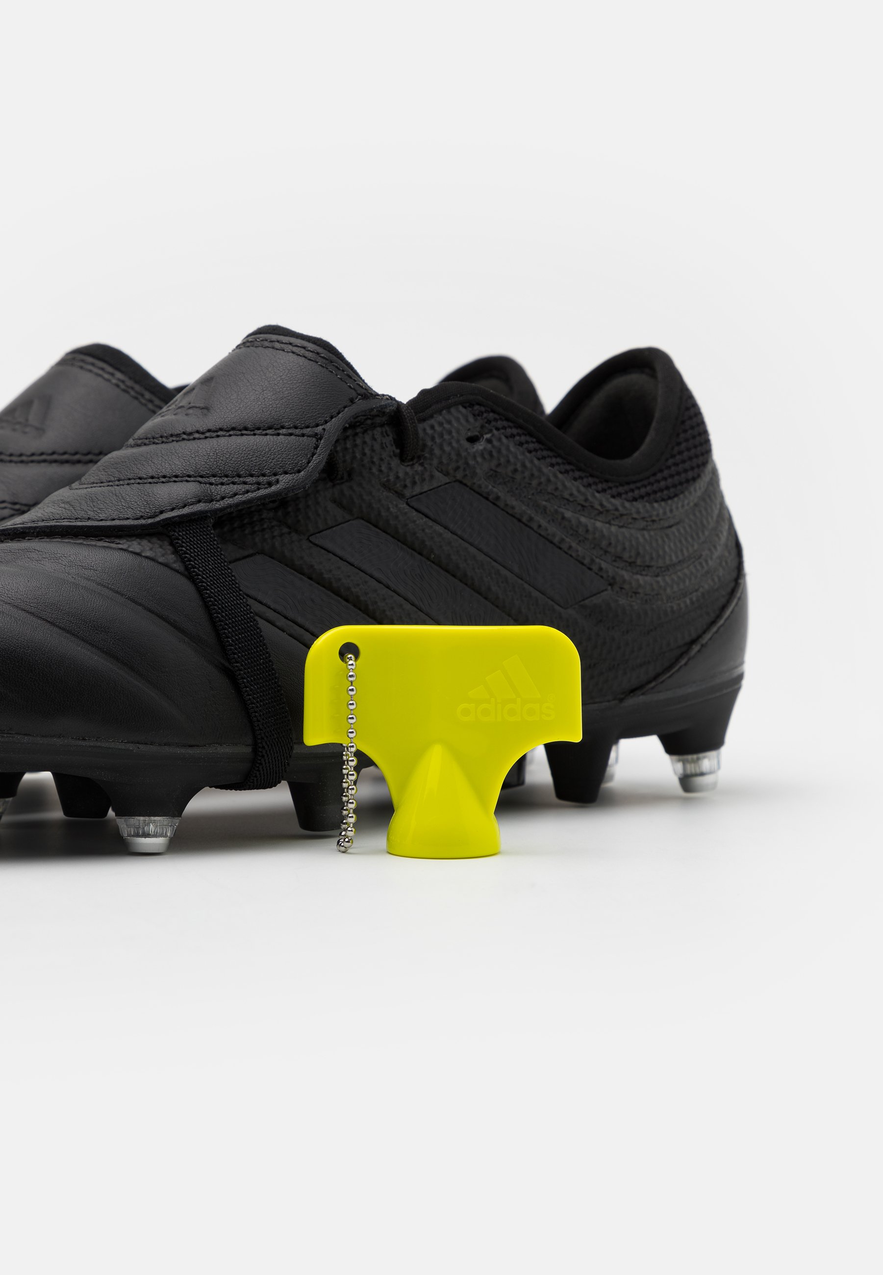 black soft ground boots