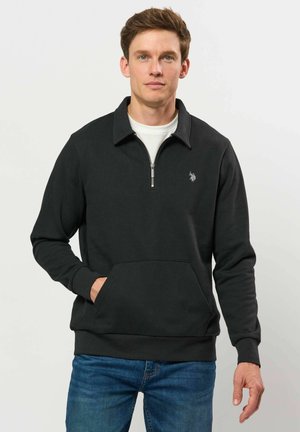 U.S. Polo Assn., UMDAGUR SWEATSHIRT HALF-ZIP - Sweatshirt - tap shoe