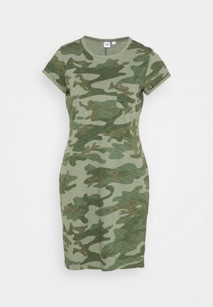 TEE DRESS - Vestito di maglina - green