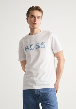 BOSS Camiseta estampada - white