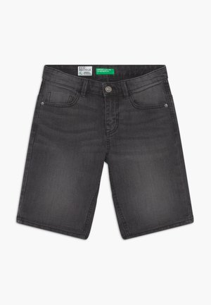 Denim shorts - dark grey