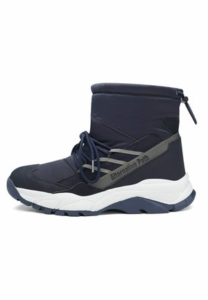 Schnürstiefelette - blue