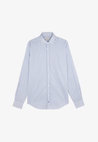 Unselected, blue navy stripes