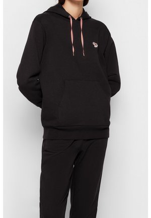 Jersey con capucha - black