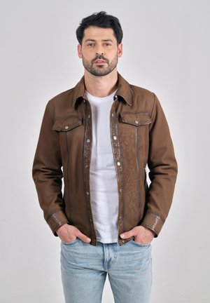 Nahkatakki - brownie