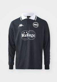 KAPPA X REFUGE UNISEX RETRO JERSEY - Pitkähihainen paita - black