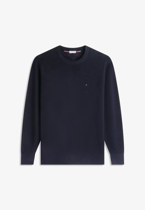 Tommy Hilfiger, ESSENTIAL STRUCTURE CREW NECK - Strickpullover - desert sky