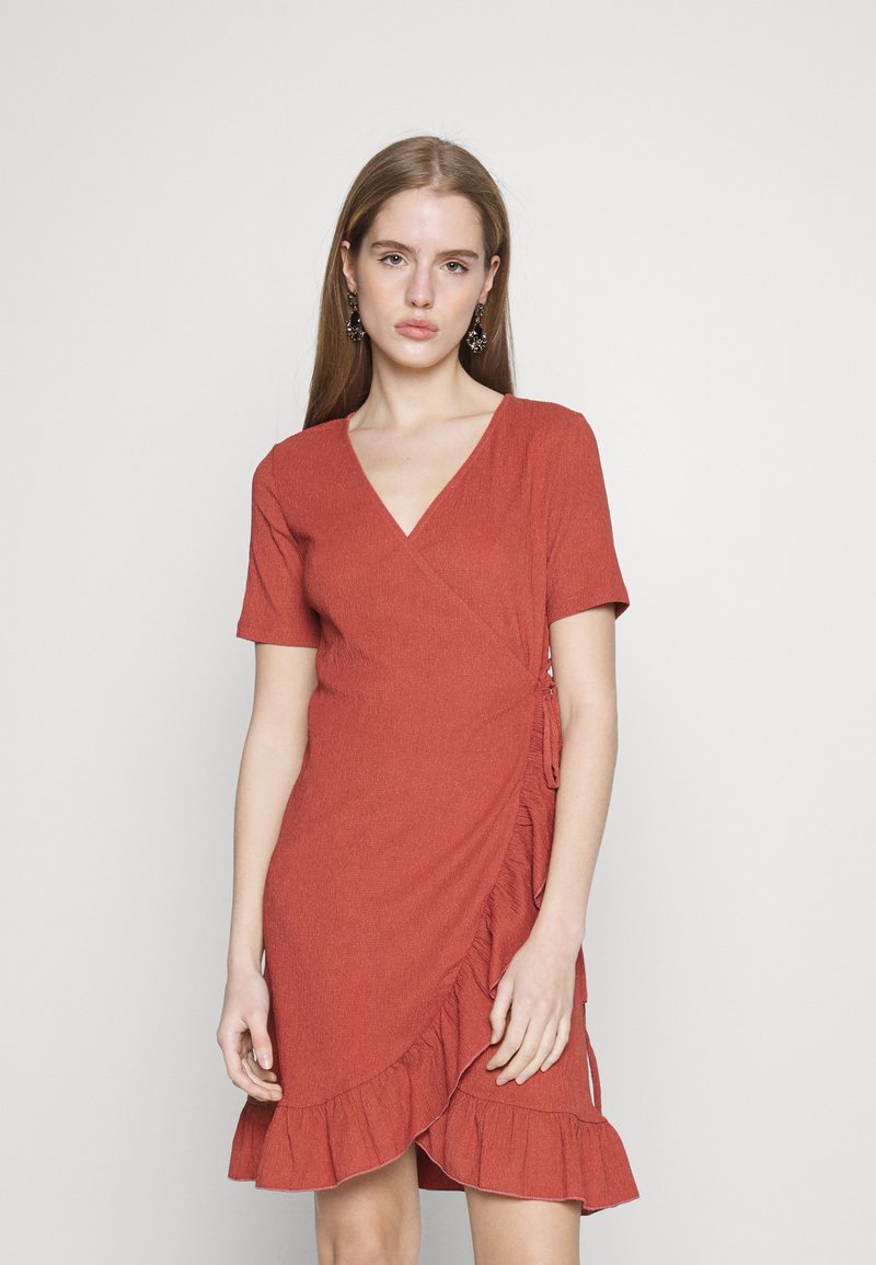 Vero Moda VMHAYA SHORT DRESS - Jurk - skyway/lichtblauw