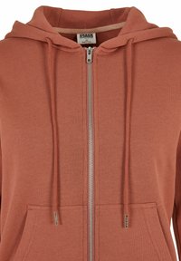 Urban Classics Felpa con zip - terracotta