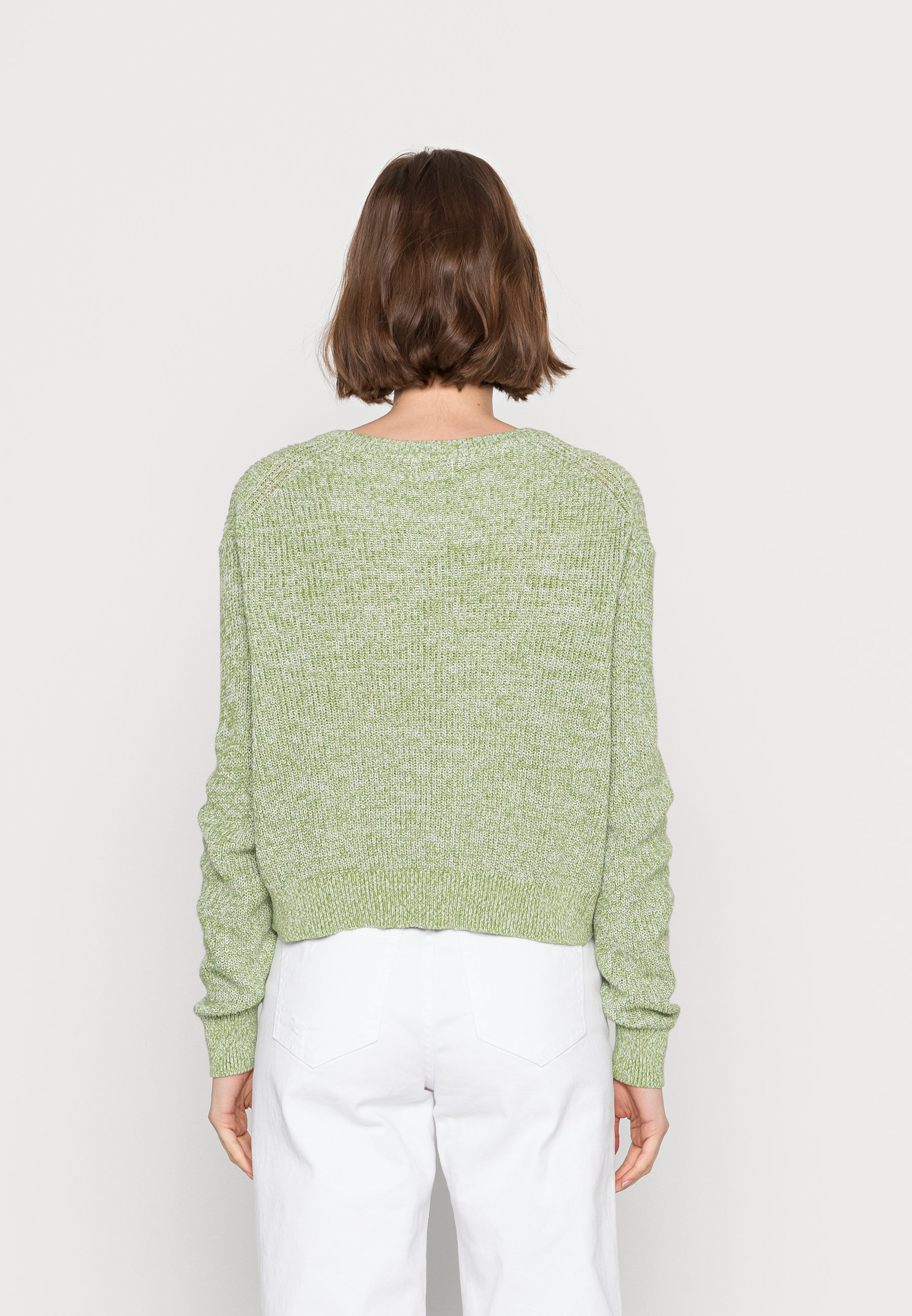 EVERYDAY CROP - Jumper - green twist 