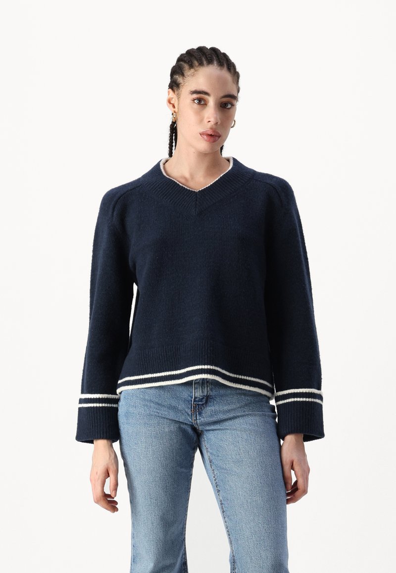 Abercrombie & Fitch LADY  - Pullover - navy blazer