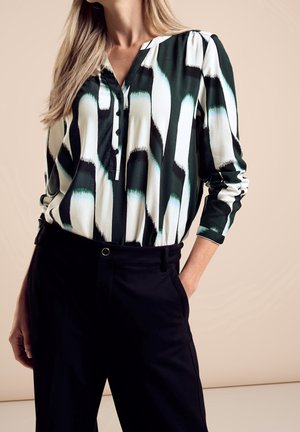 Bluse - mottled green