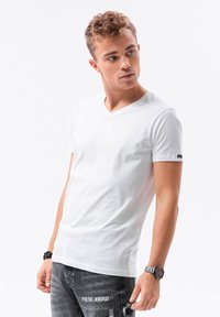 Ombre SET OF THREE  Z29 - T-shirt basic - dark grey white red