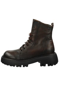 Botines con plataforma - cognac