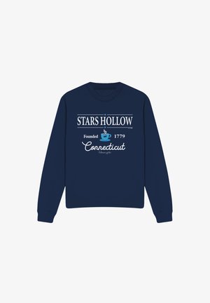 Cotton Soul, GILMORE GIRLS STARS HOLLOW CONNECTICUT VINTAGE - Sweatshirt - dark blue