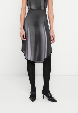 TAVY - sukňa v tvare A - black