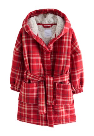 Next Peignoir - red check