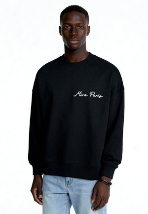 Mira Paris BASIC SUPERHEAVY OVERSIZED BOXY  - Mikina - black