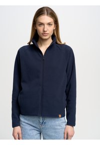 Mikina na zip - marine