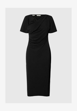 Selected, Midi Short sleeved - Robe fourreau - black