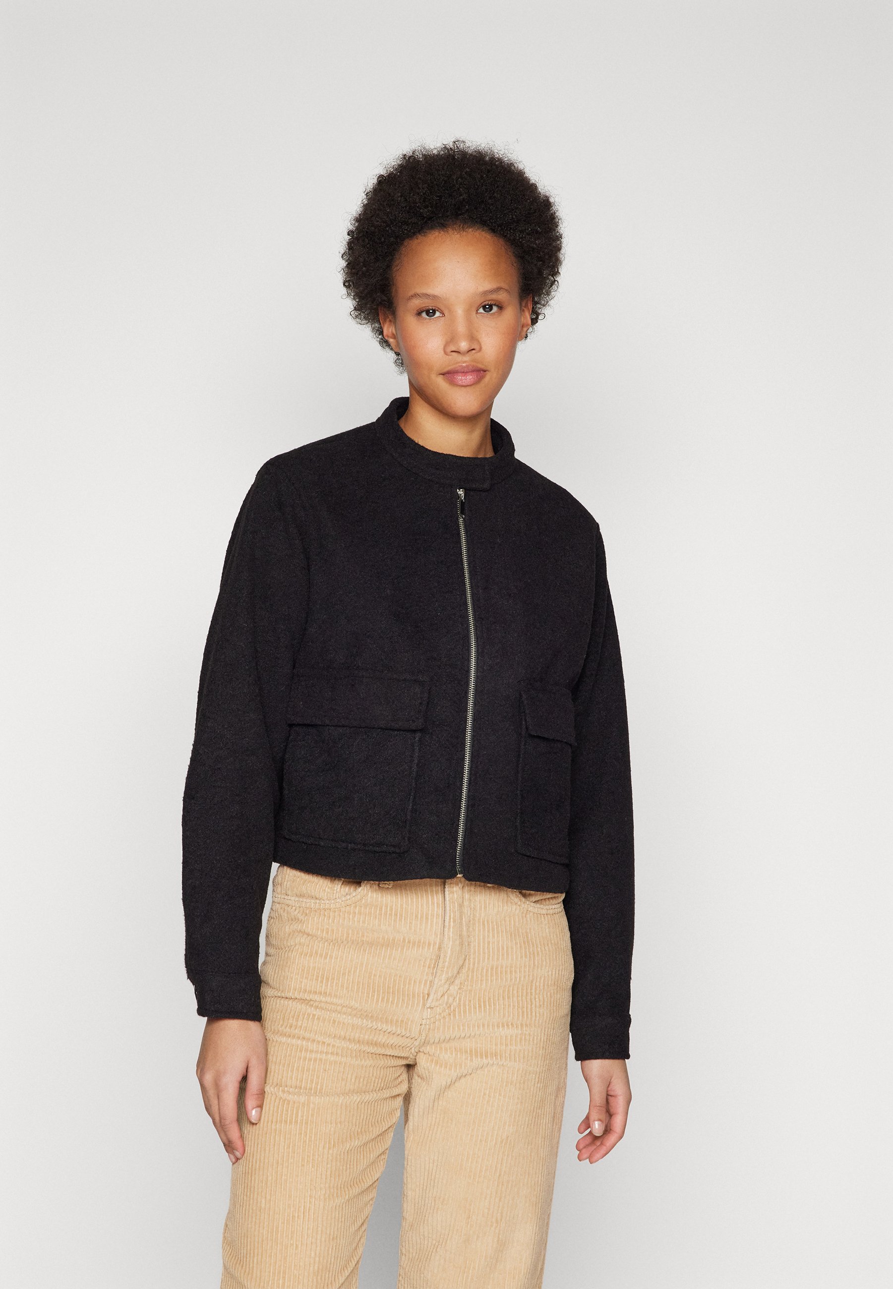 VERO MODA VMDICTE SPRING SHORT JACKET NOOS, Giacca Donna, Nero (Black), 34 (Taglia Produttore: X-Small