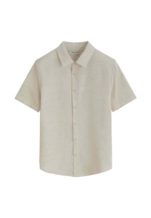 FRILIVIN, CHEMISE COL CLASSIQUE CASUAL - Chemise - beige