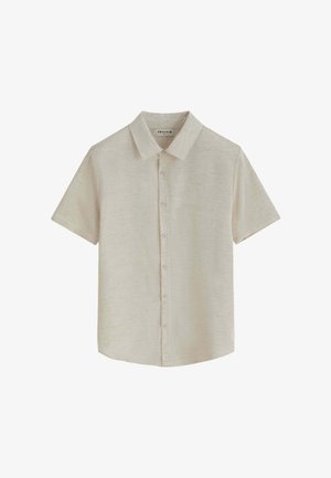 FRILIVIN, CHEMISE COL CLASSIQUE CASUAL - Chemise - beige