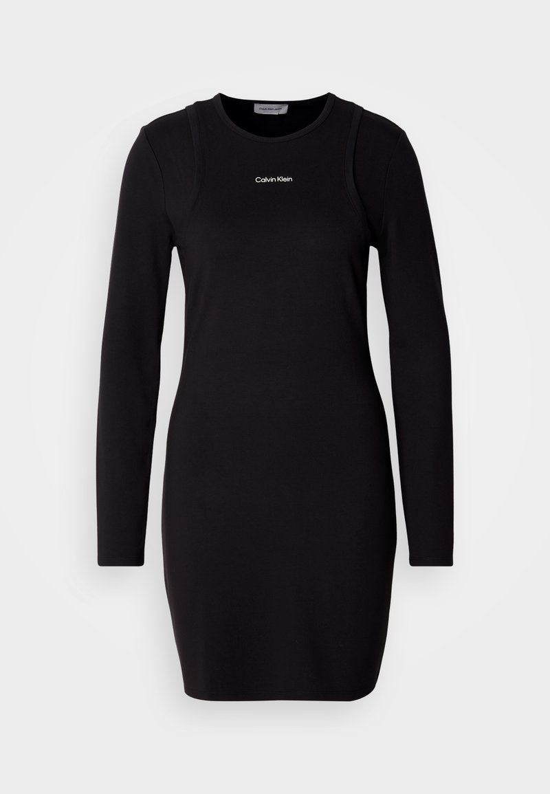 Calvin Klein Jeans Jerseyjurk zwart