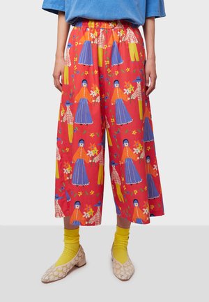 COUPLES - Pantalon classique - coral