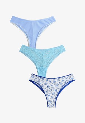 Next, BRAZILIAN FIT - KNICKERS 3 PACK. - Brazilian-Slip - blue