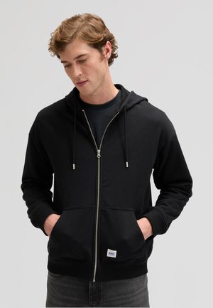 FULL ZIP HOODIE - Mikina so zipsom - black