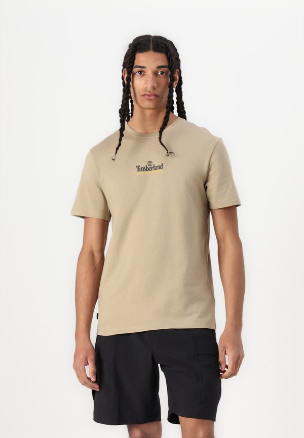 WASHED BACK ON THE ROAD GRAPHIC TEE  - Print T-shirt - lemon pepper2