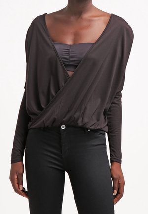 T-shirt à manches longues - black