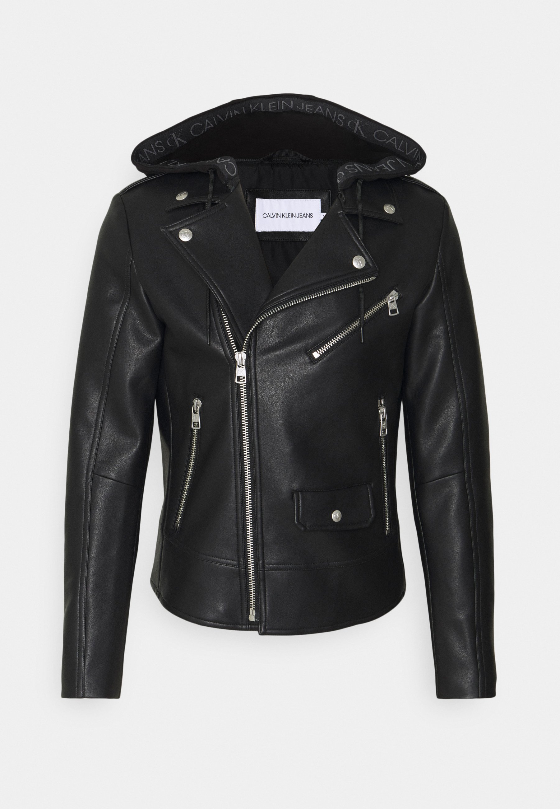 ck faux leather jacket