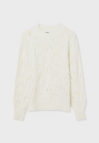 Calliope CON LAVORAZIONE A ROMBI - Maglione - bianco
