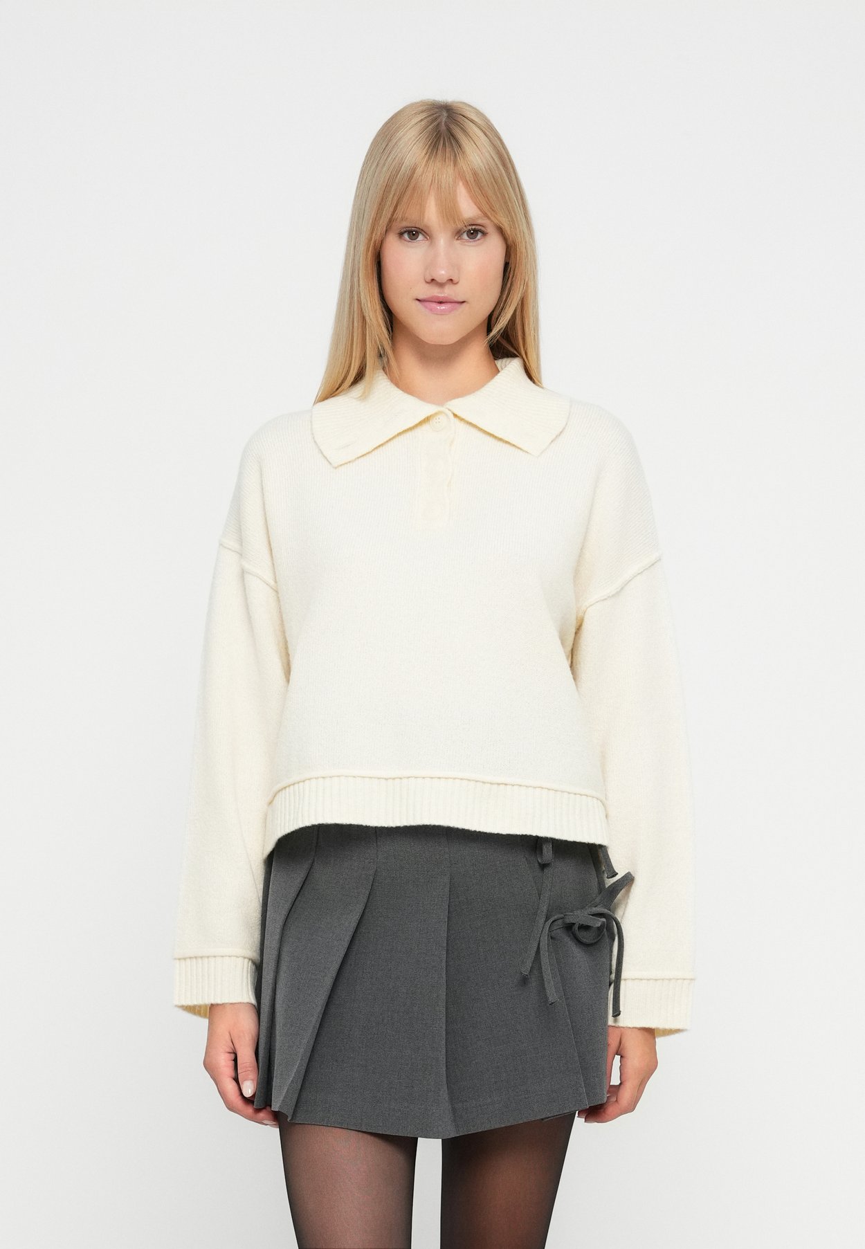 ONLHAZE LIFE BUTTON UP HIGHNECK