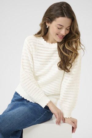 Kaffe Pullover - chalk