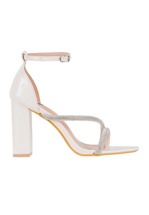 High Heel Sandalette - beżowe