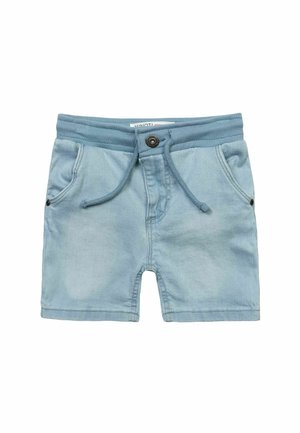 SIDE POCKETS JEAN - Shorts - light blue denim