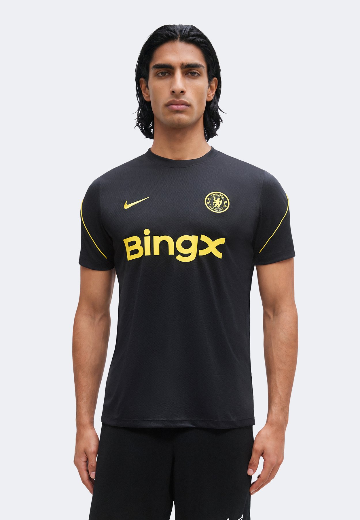 Nike CFC - Camiseta deportiva - pitch blue/midwest gold-coloured/white