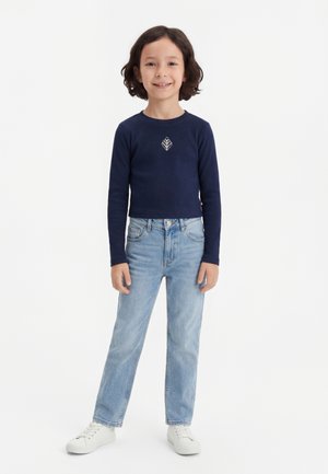 Vingino BASIC CROP LONGSLEEVE - Top s dlhým rukávom - dark blue