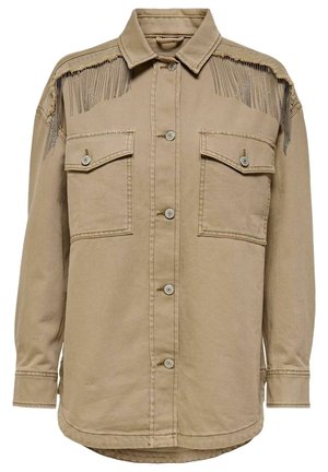 Halflange jas - light brown