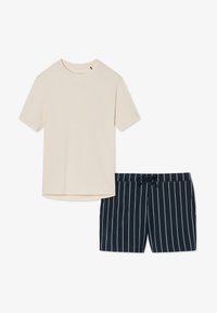 Niet geselecteerd, blau/gestreift/creme