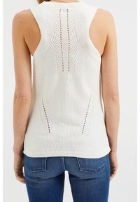 WE Fashion Stickad tröja - white