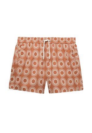 Marks & Spencer, QUICK DRY TEXTURED SWIM SHORTS. - Bañador corto - burnt orange