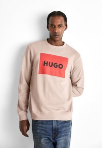 HUGO - DURAGOL - Sweatshirt - medium beige Miniatyrbild 1