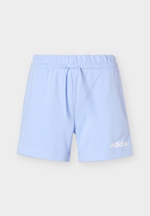 adidas Sportswear, ESSENTIALS LINEAR SHORTS - Sport rövidnadrágok - glow blue/white