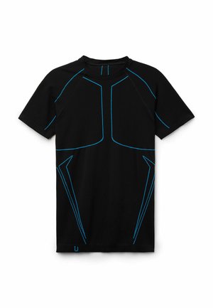 IUMAN Intimissimi Uomo TECHNICAL SHORT-SLEEVED - Undertrøjer - schwarz  black