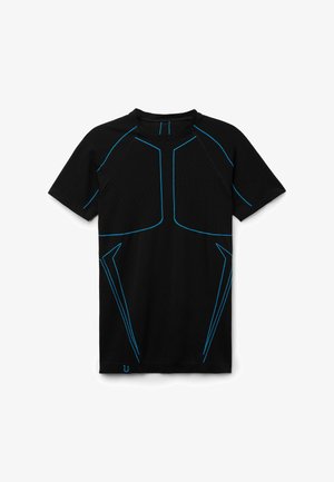 IUMAN Intimissimi Uomo TECHNICAL SHORT-SLEEVED - Undertrøjer - schwarz black