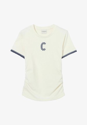 Claudie Pierlot, TEE SHIRT - T-shirt con stampa - ecru